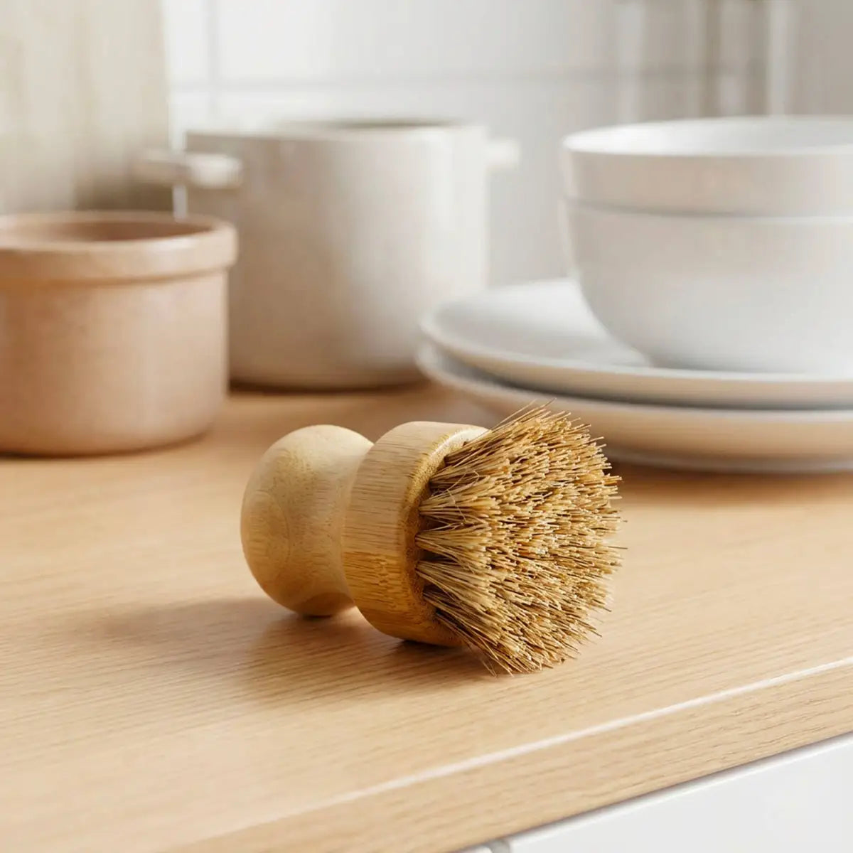 Pot Scrubber Brush - Eco Friendly Bamboo - Bamboo Switch