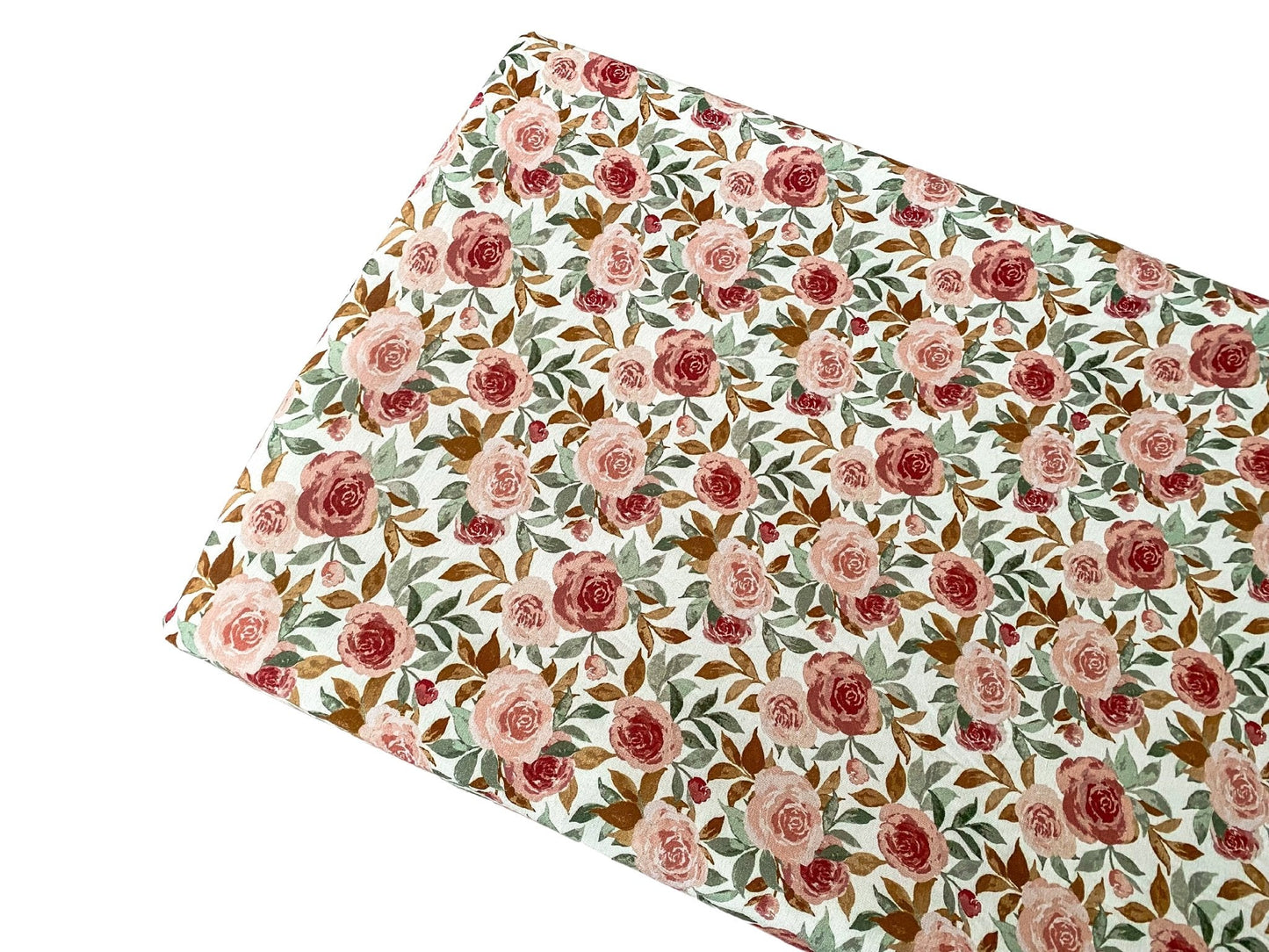 Bamboo Changing Pad Cover - Dusty Pink Floral - Harp Angel Boutique