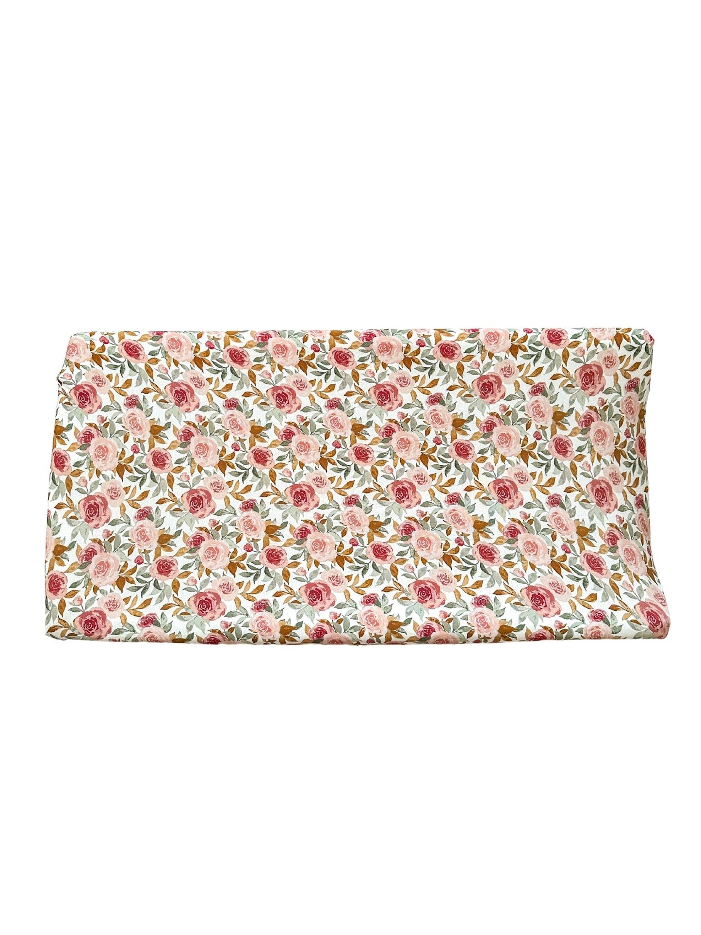 Bamboo Changing Pad Cover - Dusty Pink Floral - Harp Angel Boutique