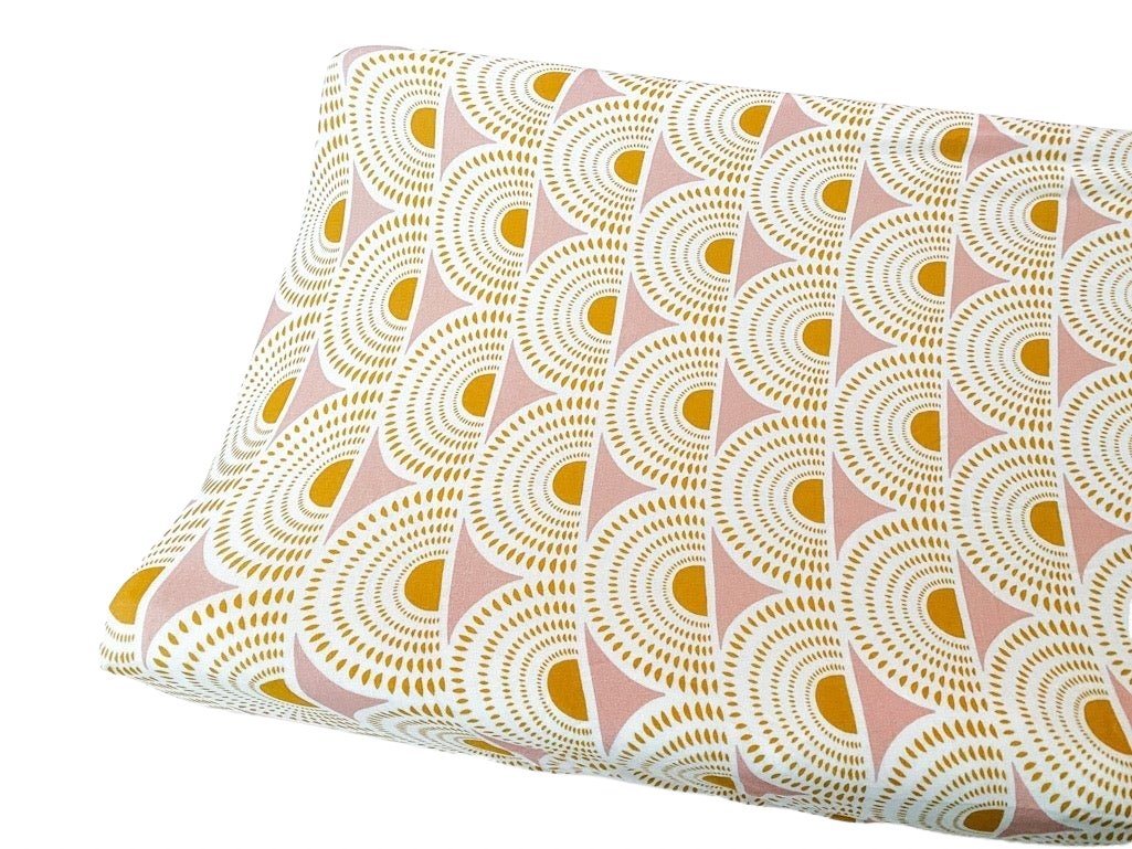 Bamboo Changing Pad Cover - Vintage Sunshine - Harp Angel Boutique