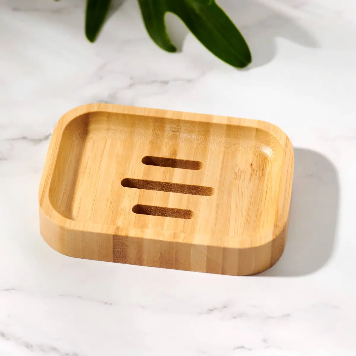 Bamboo Soap Dish - Rectangle - Eco-Friendly - Desesh