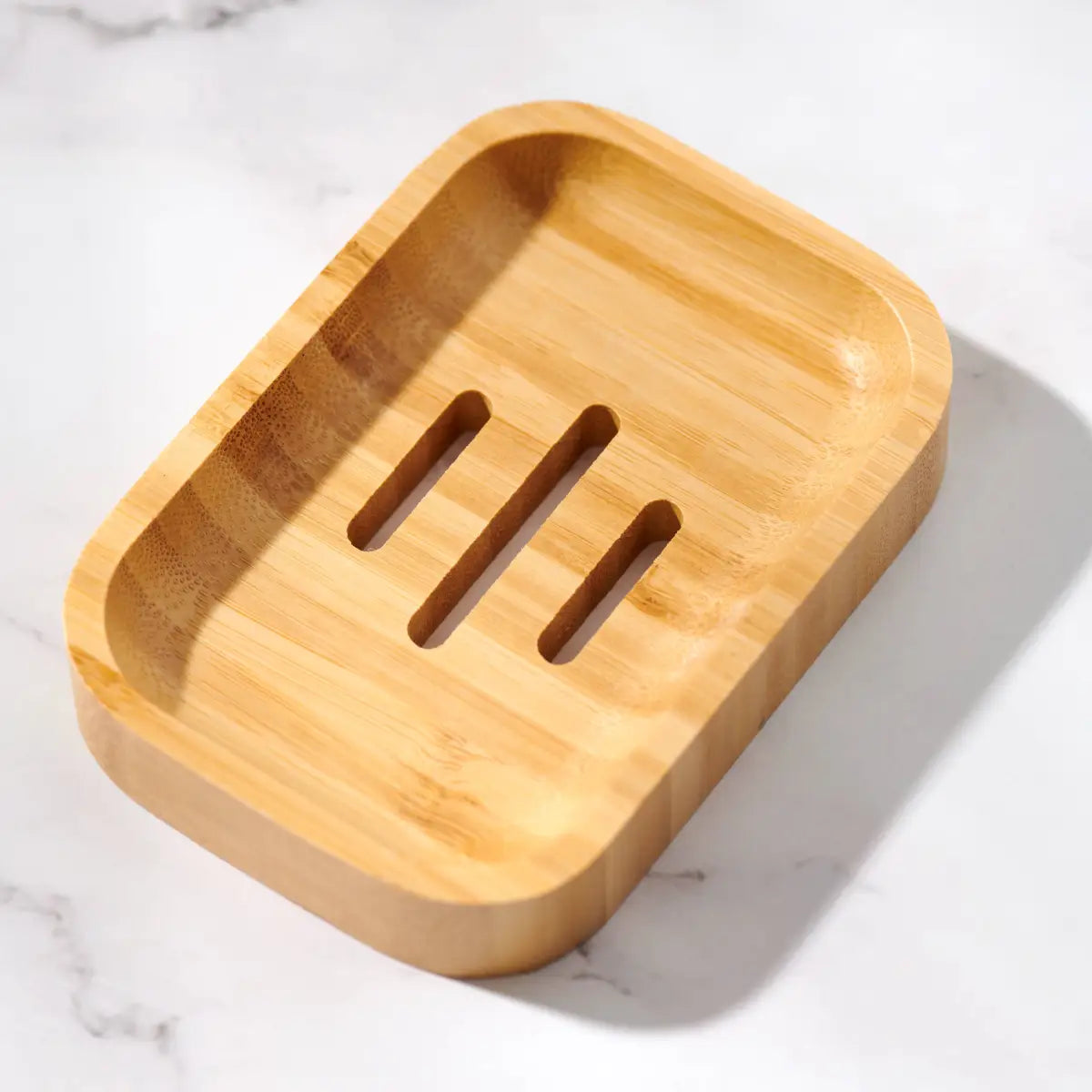 Bamboo Soap Dish - Rectangle - Eco-Friendly - Desesh