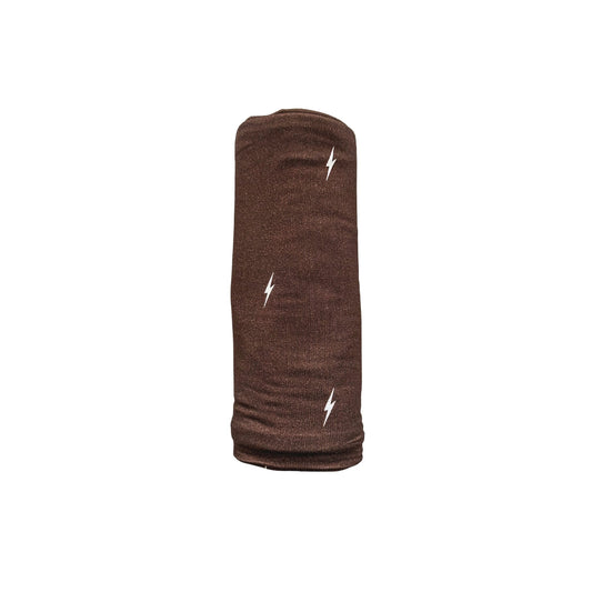 Bamboo Stretch Swaddle - Brown Lightning - Harp Angel Boutique