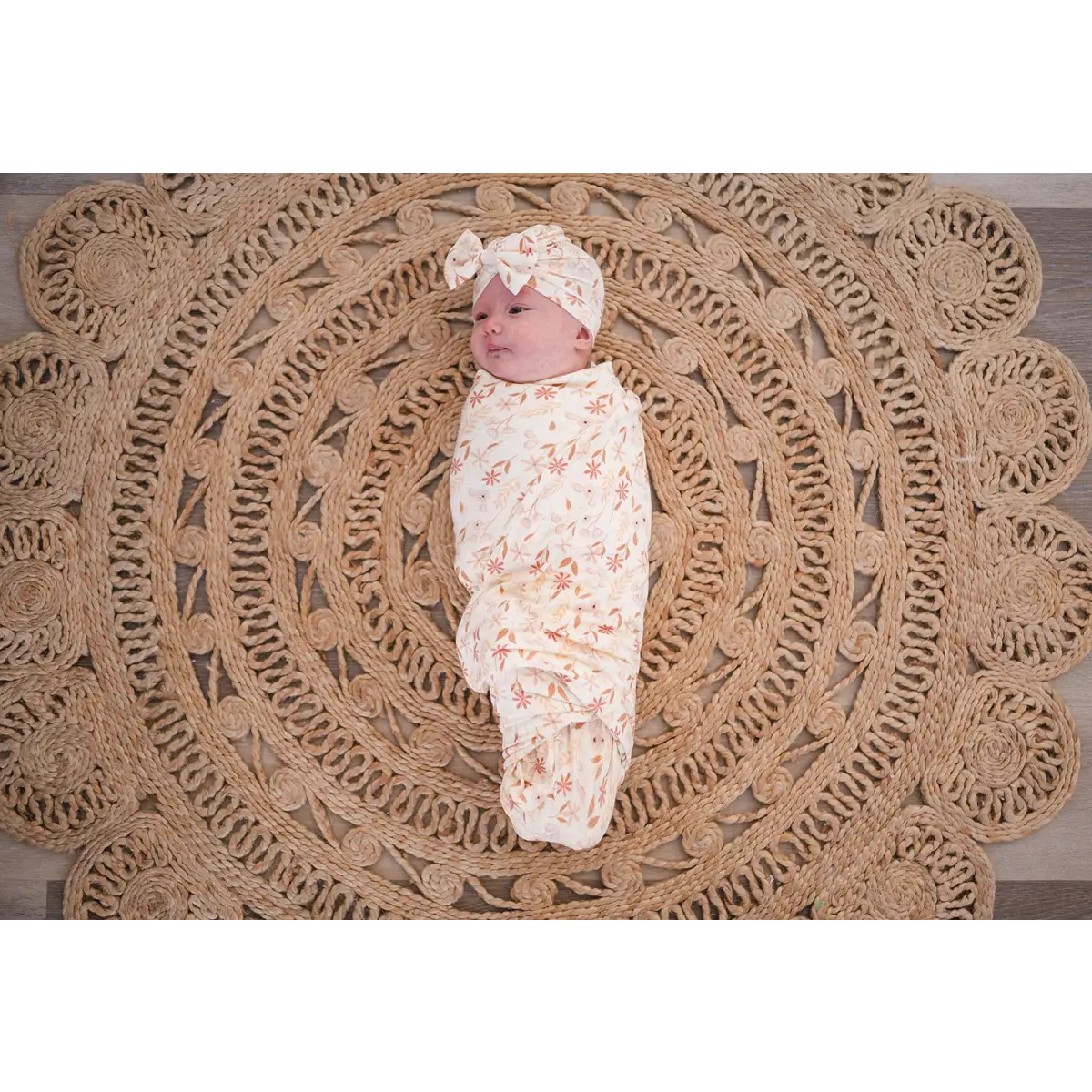 Bamboo Stretch Swaddle - Wildflower - Harp Angel Boutique