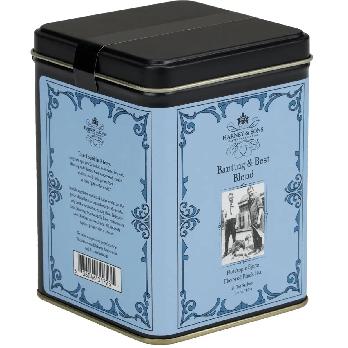 Banting & Best Blend Tea - Tin of 20 Sachets - Sachets / Tin of 20 Sachets - Harney & Sons Fine Teas