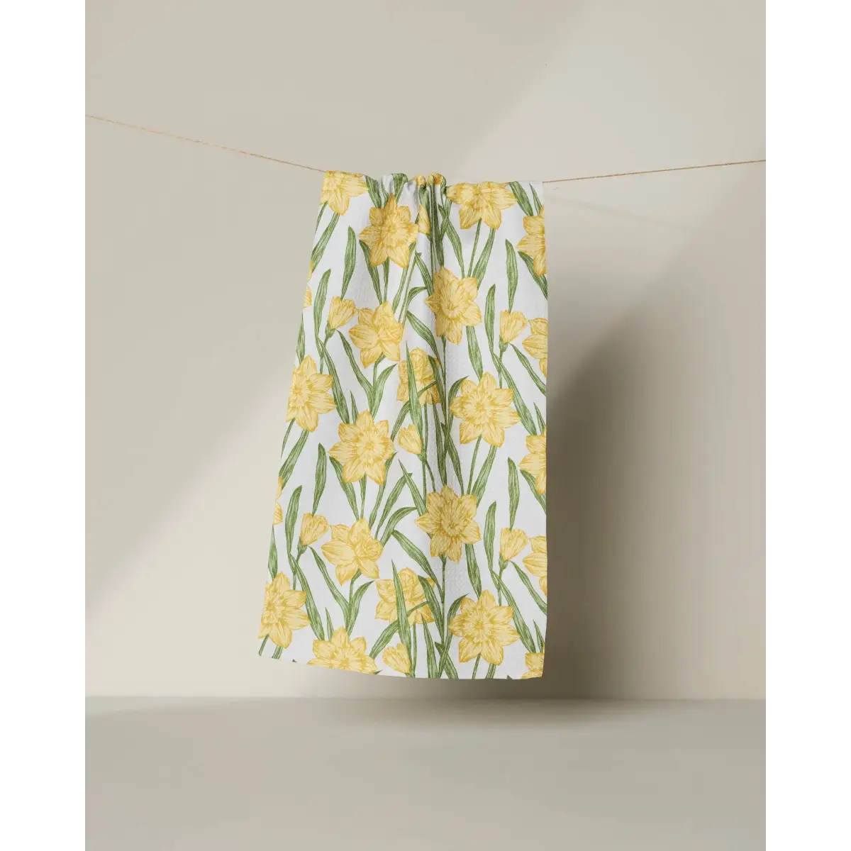 Bar Towel - Daffodil Darling - Geometry