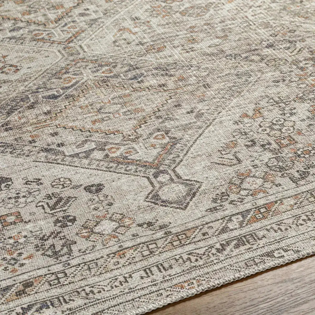 Barny Beige Washable Area Rug - 2’ x 2’11’’ Rectangle - Boutique Rugs