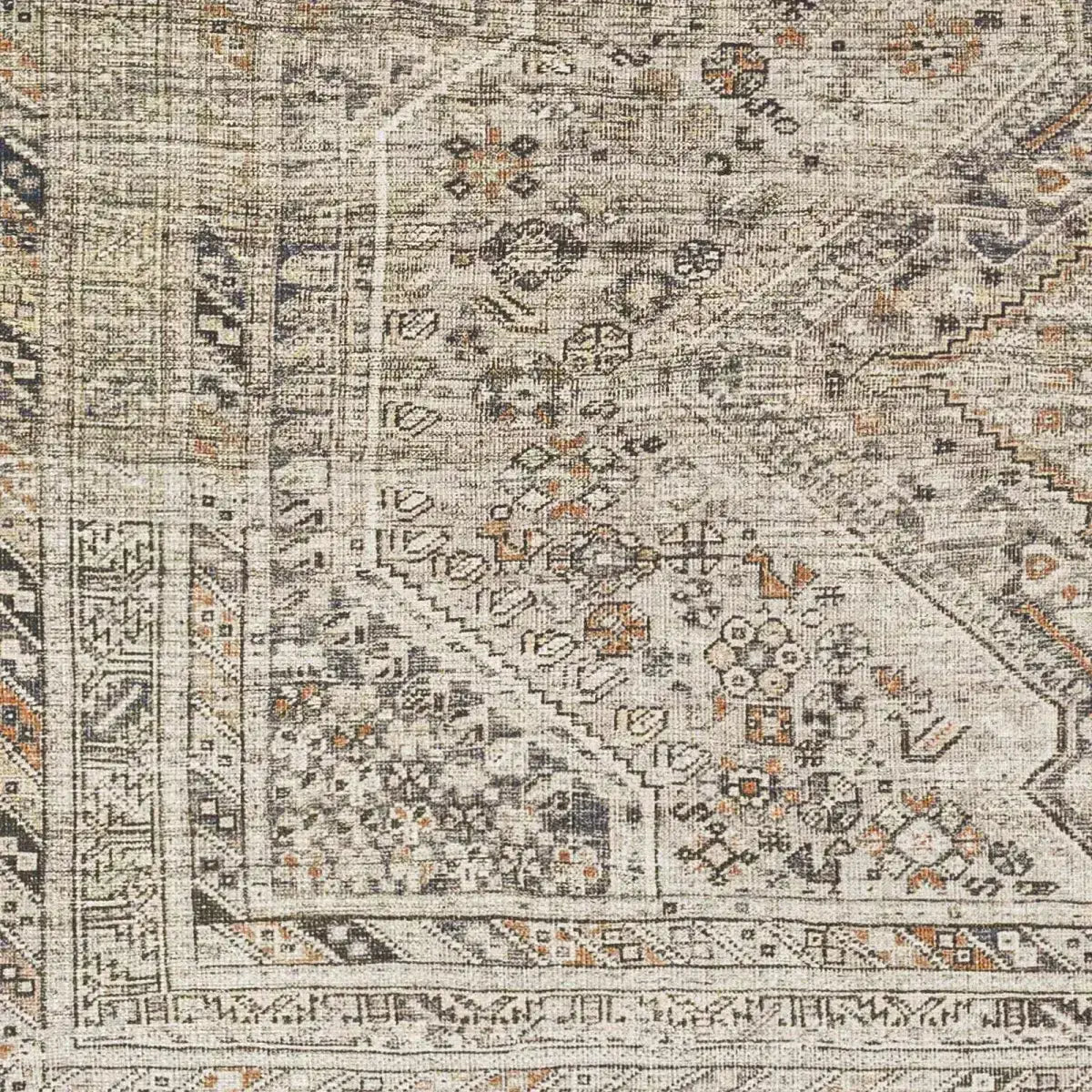 Barny Beige Washable Area Rug - Boutique Rugs