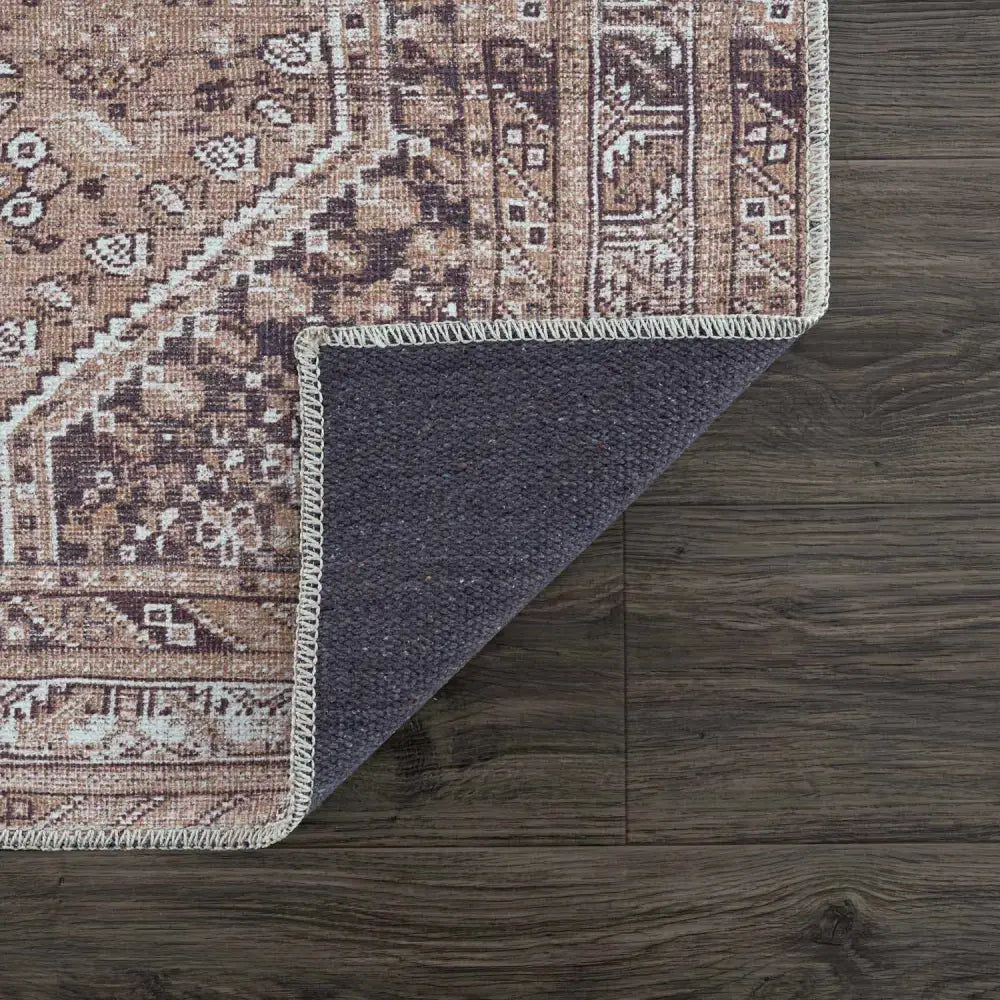 Barny Brown Washable Rug - Boutique Rugs