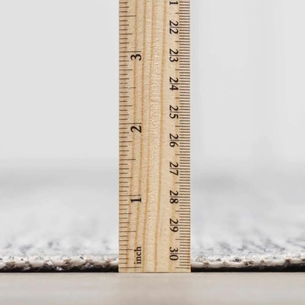 Barny Cream & Gray Washable Rug - Boutique Rugs