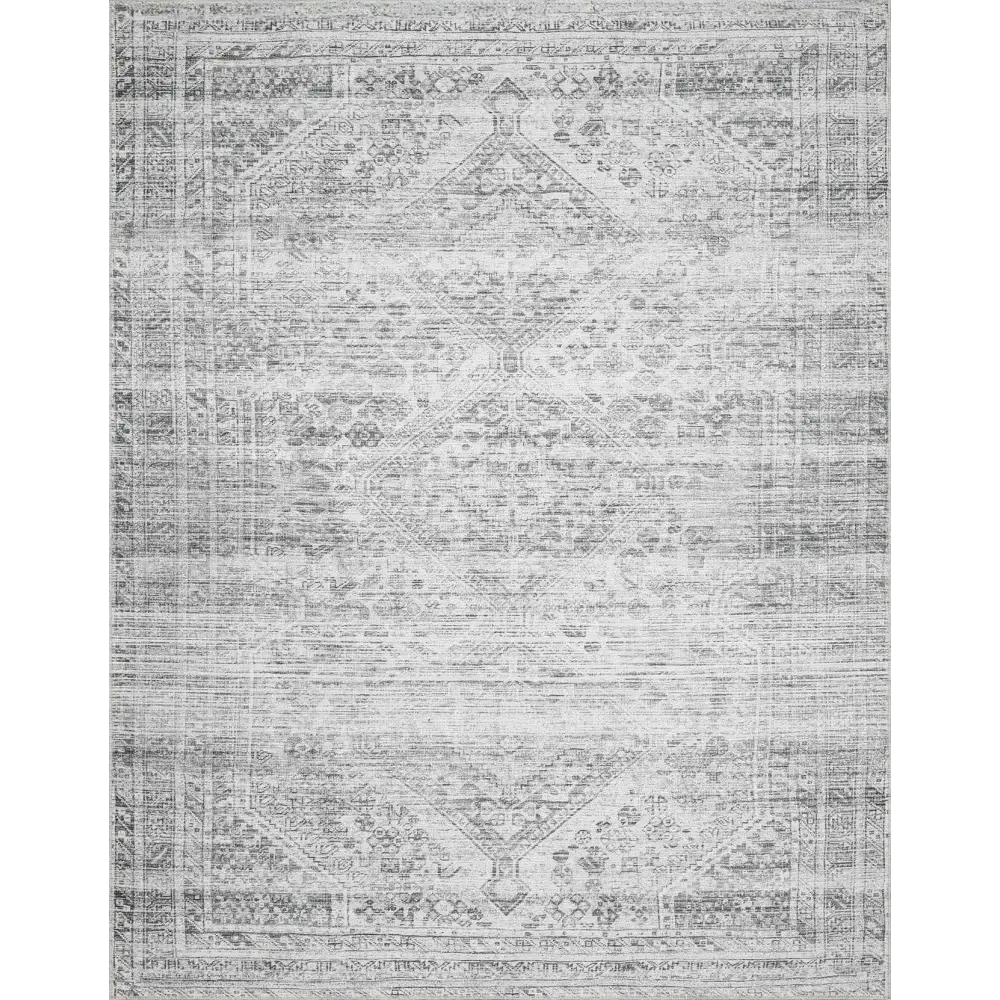 Barny Cream & Gray Washable Rug - Boutique Rugs