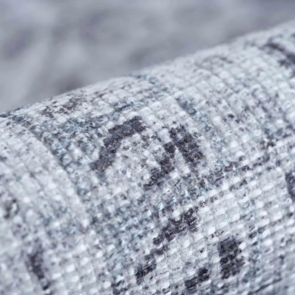 Barny Gray Washable Area Rug - Boutique Rugs