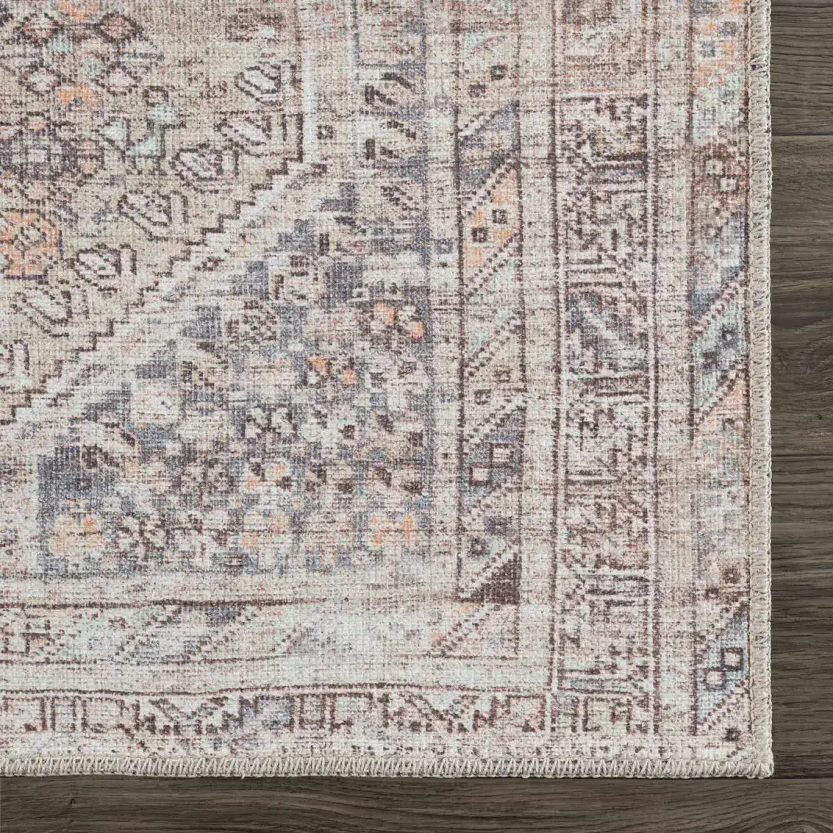 Barny Tan Washable Rug - Boutique Rugs