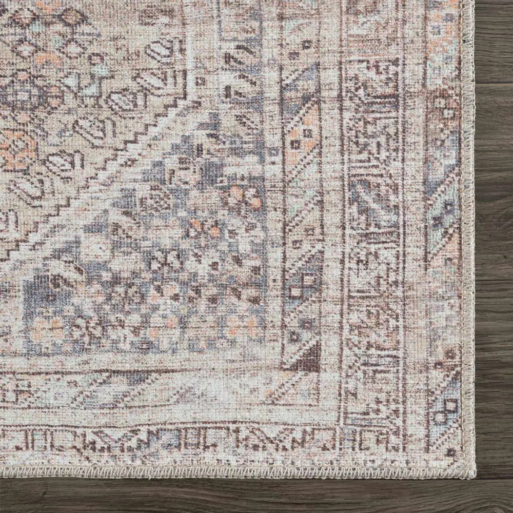 Barny Tan Washable Rug - Boutique Rugs