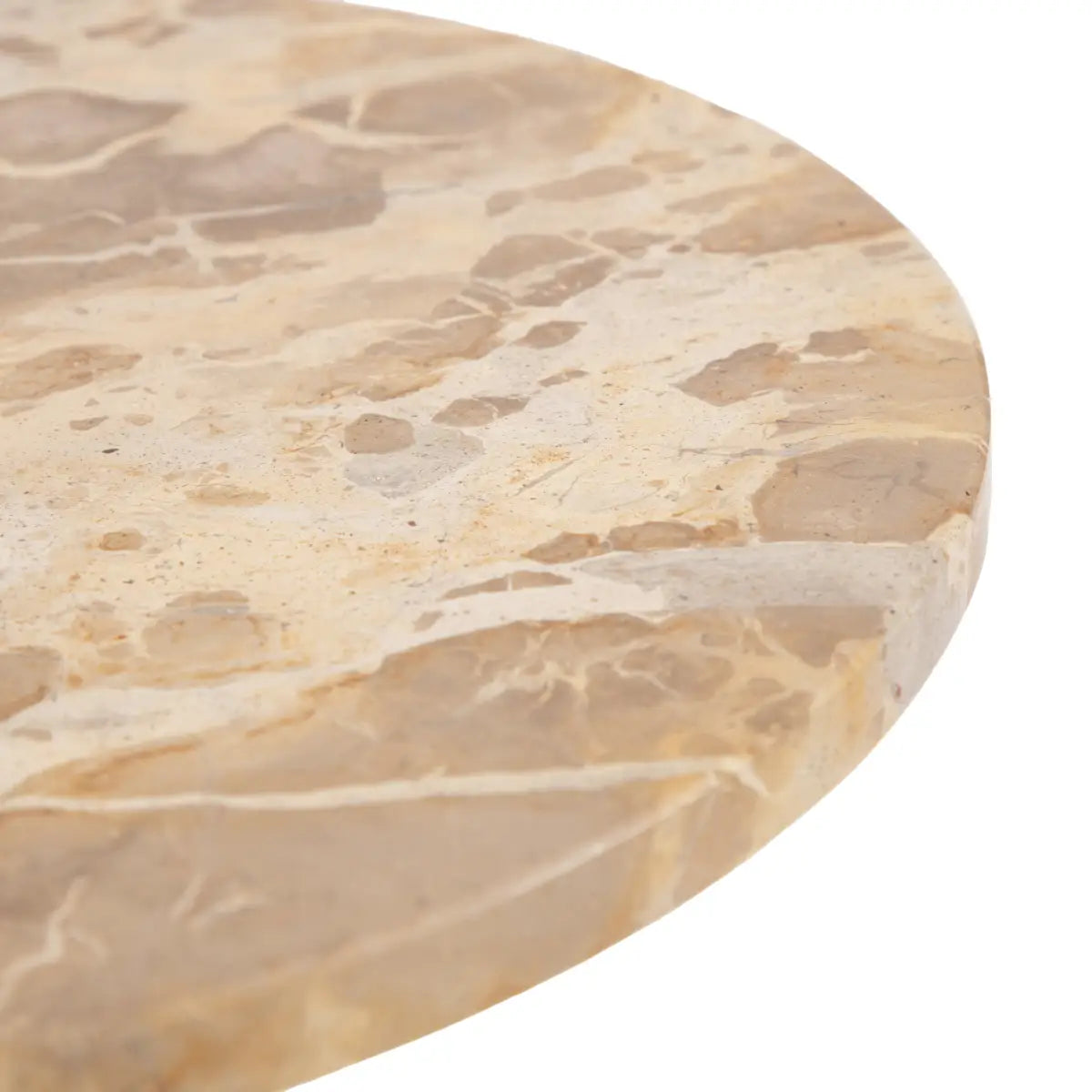 Baronet Round Marble Tulip Table or Plant Stand - kateandlaurel