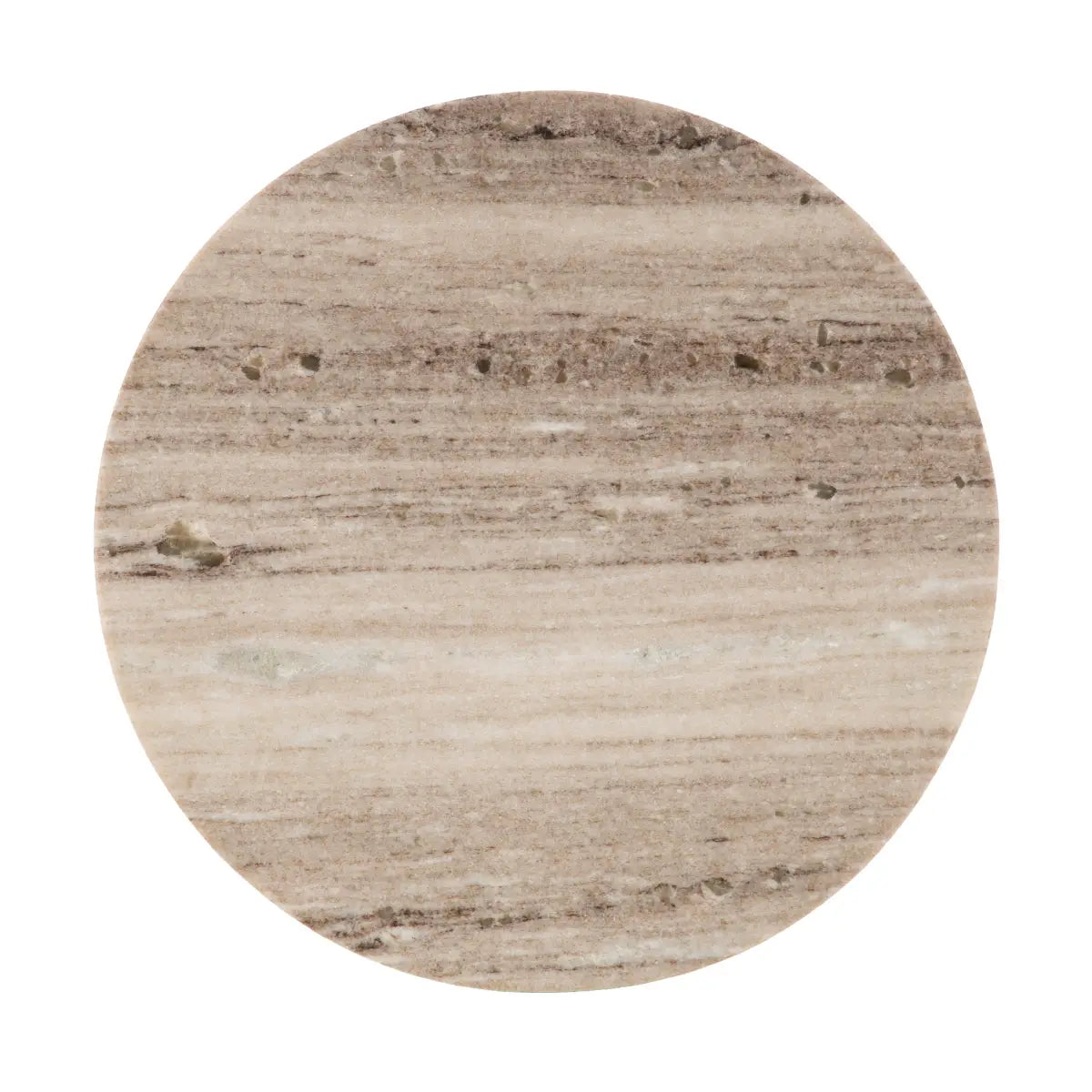Baronet Round Marble Tulip Table or Plant Stand - kateandlaurel