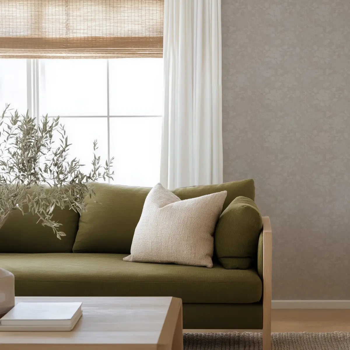 Bates Wallpaper - Flowers - by Taddy Mikelaites - Loomwell Home Goods