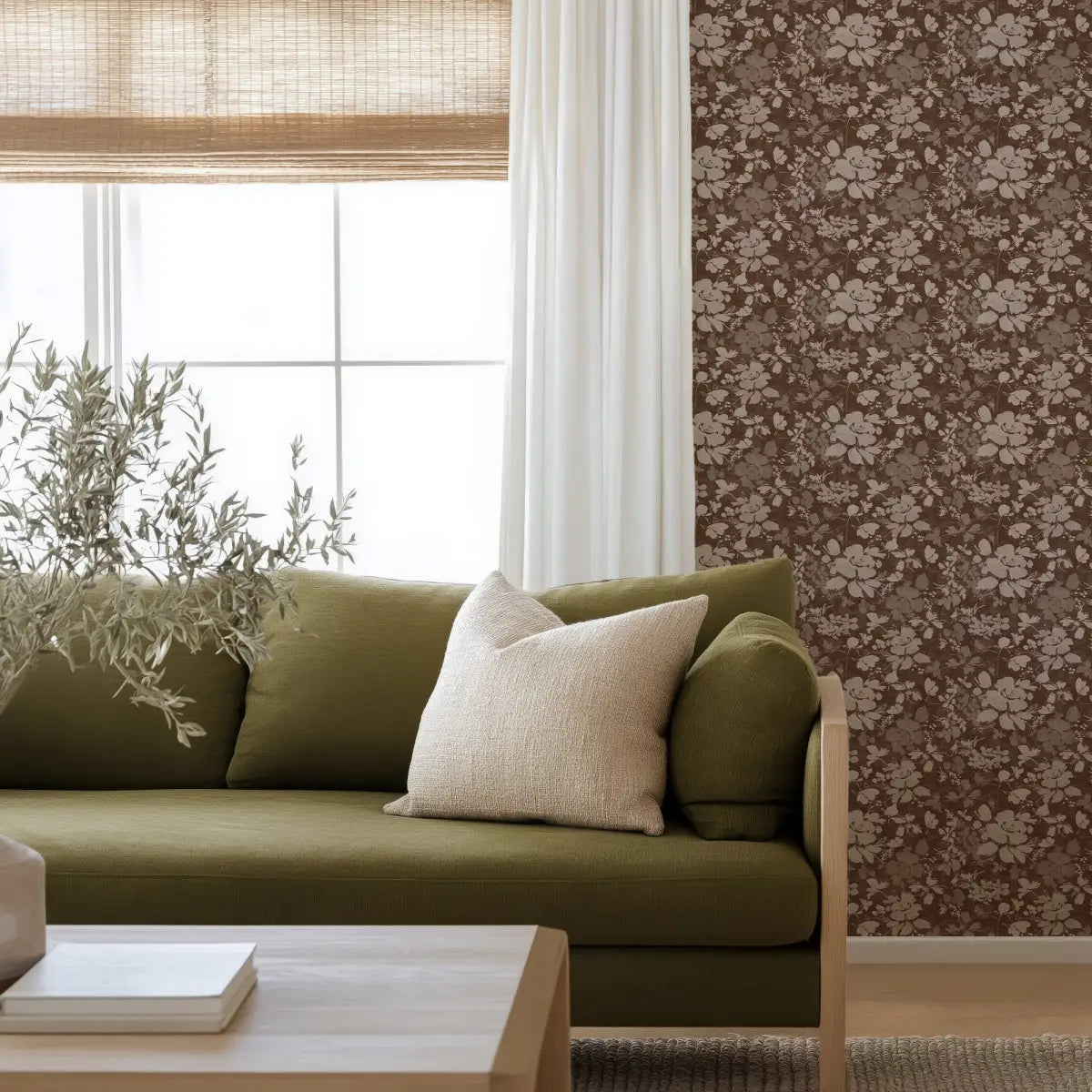Bates Wallpaper - Flowers - by Taddy Mikelaites - Loomwell Home Goods