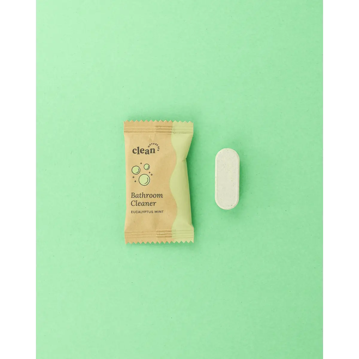 Bathroom Cleaner - Concentrate Refill Tablet - Eucalyptus Mint - NATURE BEE