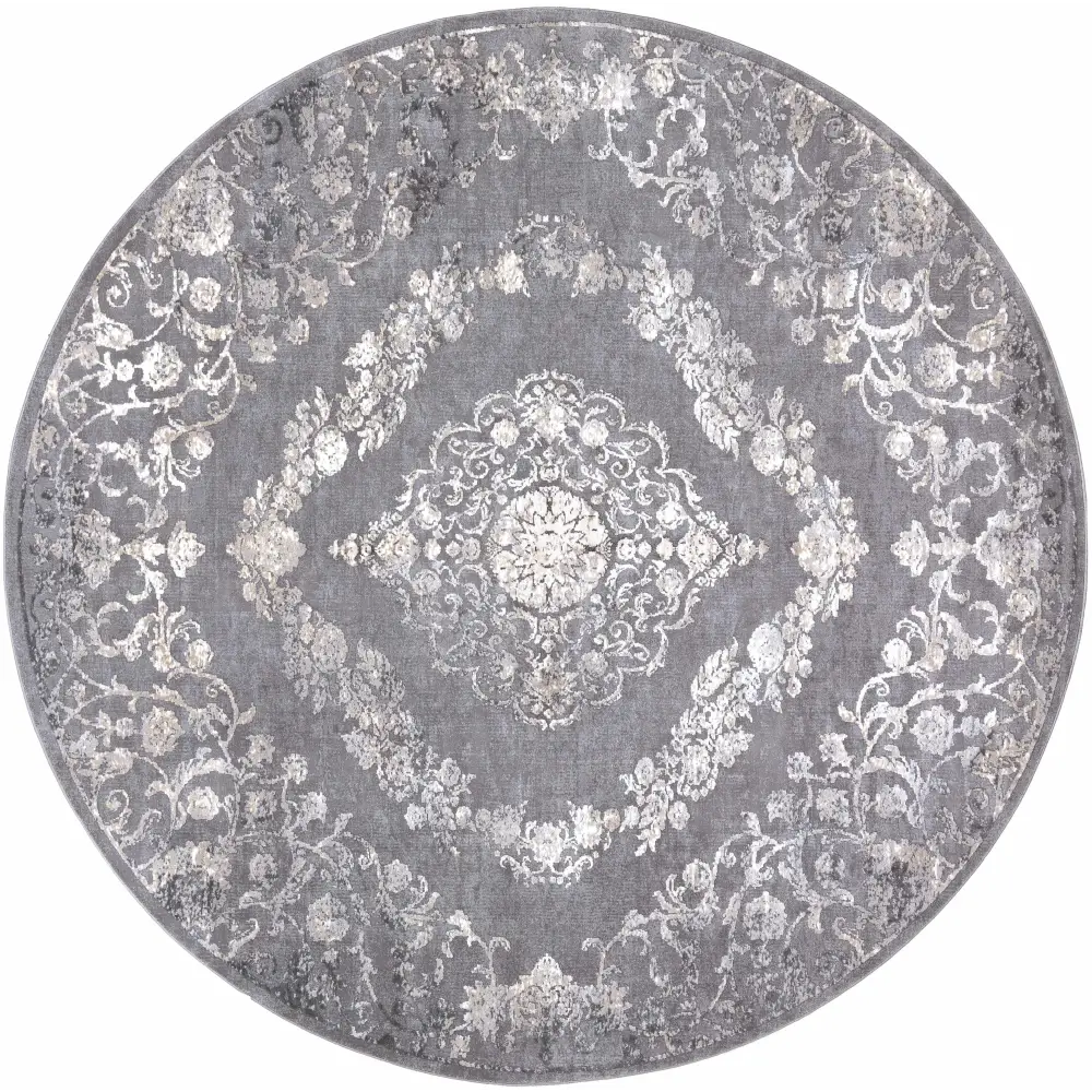 Battleview Updated Traditional Tibetan Rug - 7’10’’ Round - Boutique Rugs