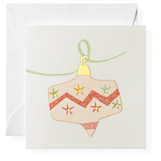 Christmas Gift Enclosure Card - Bauble Holiday Ornament - Karen Adams Designs