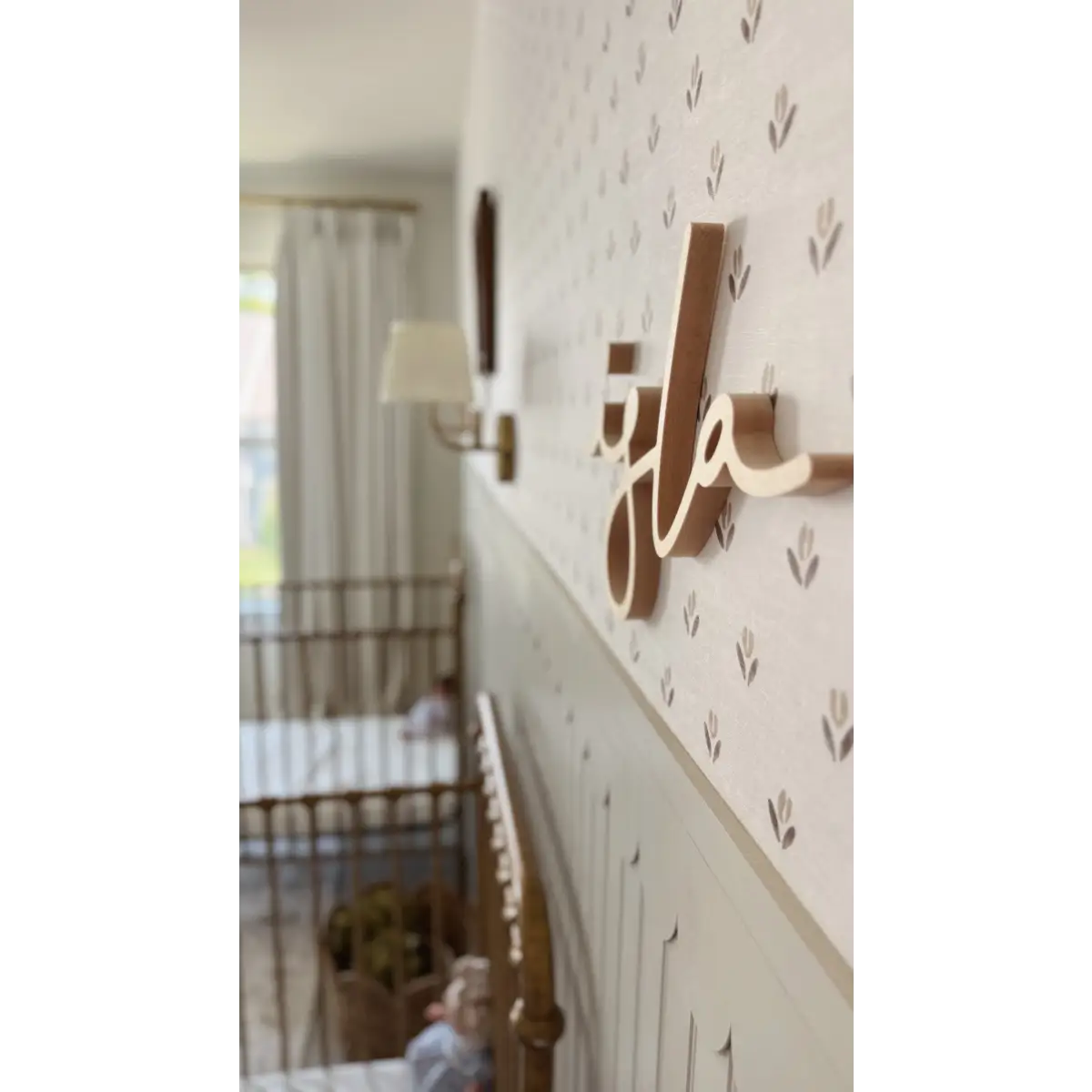 Baylor Wallpaper - Flower Dots for Baby - by Hufton Studio - Loomwell Home Goods