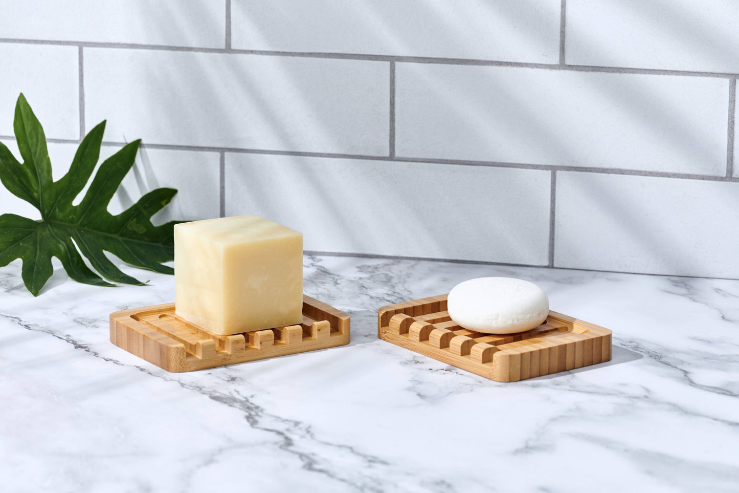 Bamboo Self-Draining Soap Dish