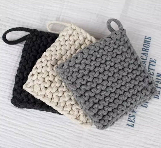 Cotton Crocheted Pot Holder