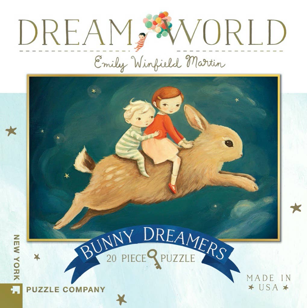 Bunny Dreamers by Emily Winfield Martin - 20 Piece Mini Puzzle