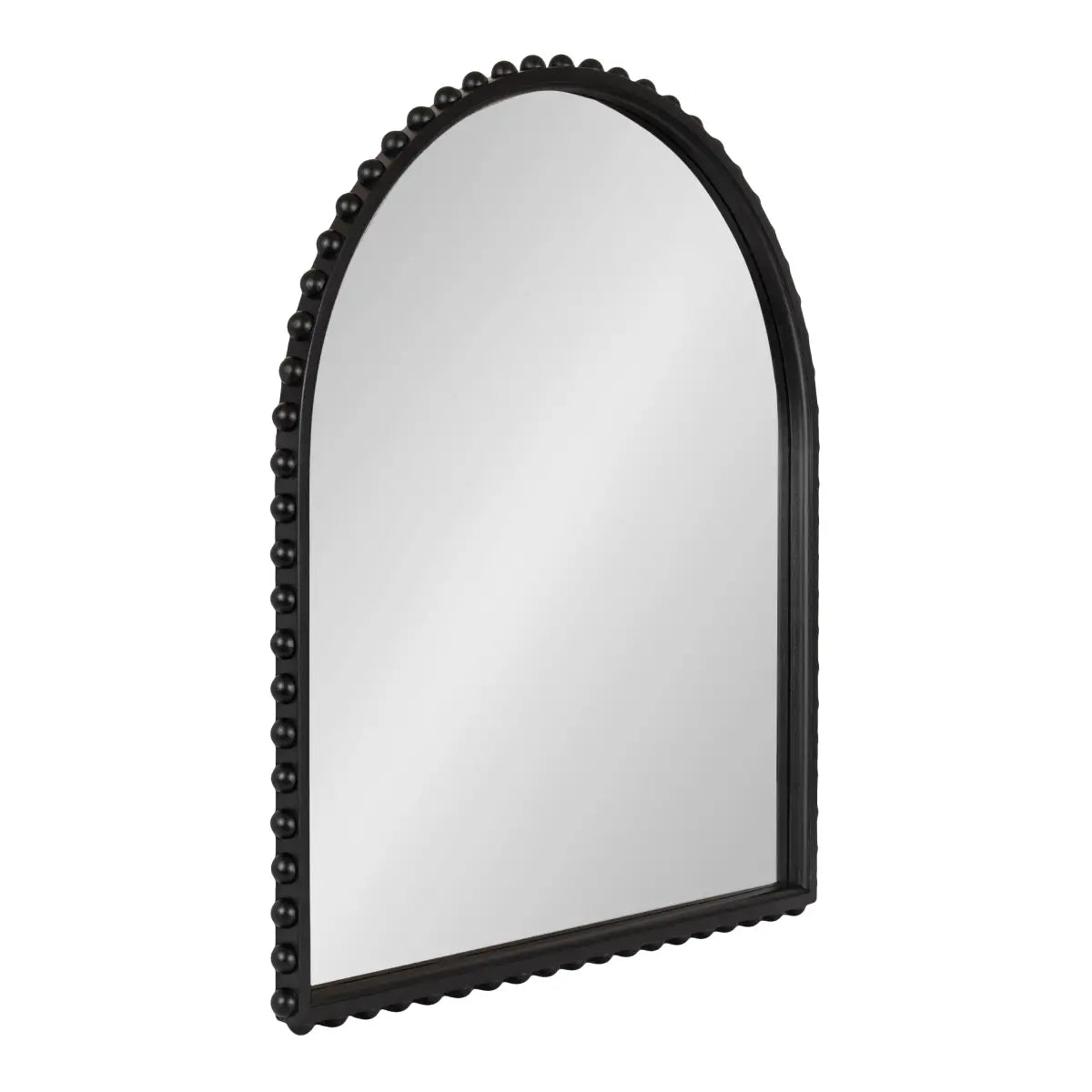 Beadbrook Beaded Arch Wall Mirror - Black / 28x32 - kateandlaurel