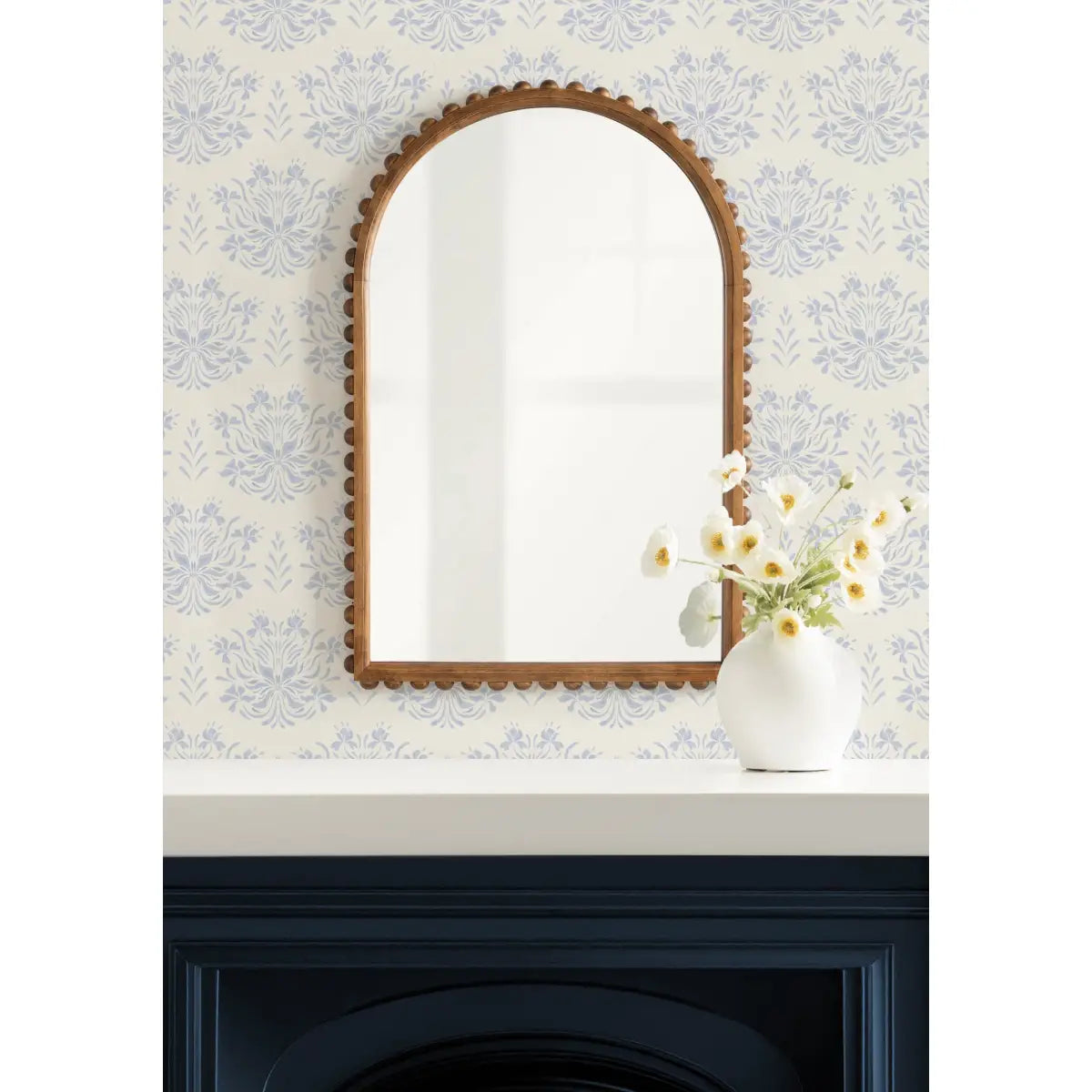 Beadbrook Beaded Arch Wall Mirror - kateandlaurel