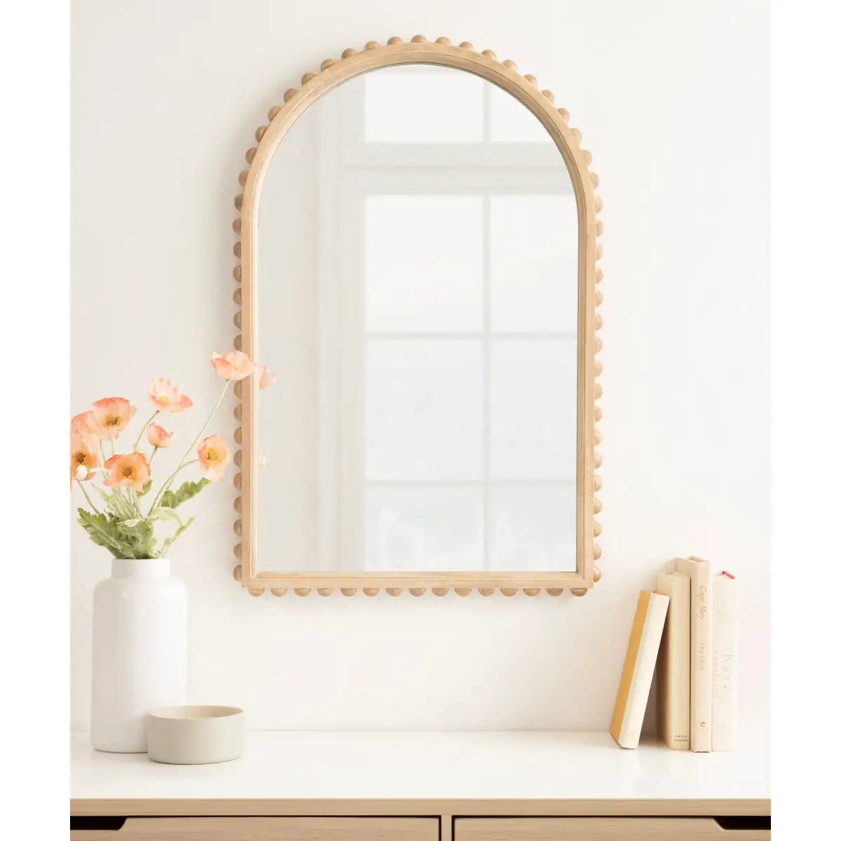 Beadbrook Beaded Arch Wall Mirror - kateandlaurel
