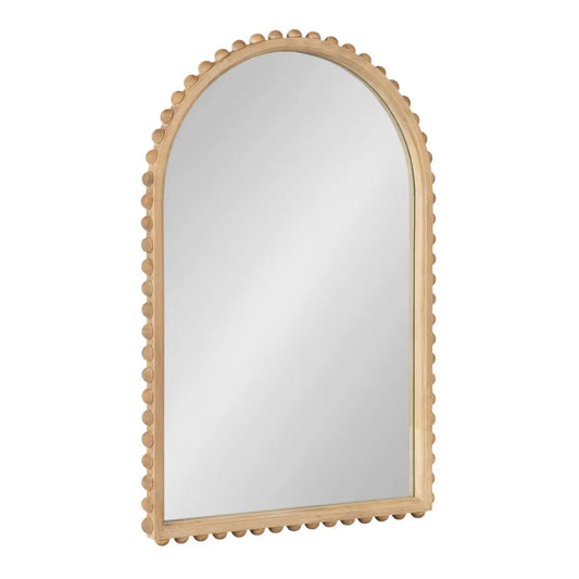 Beadbrook Beaded Arch Wall Mirror - Natural / 20x30 - kateandlaurel