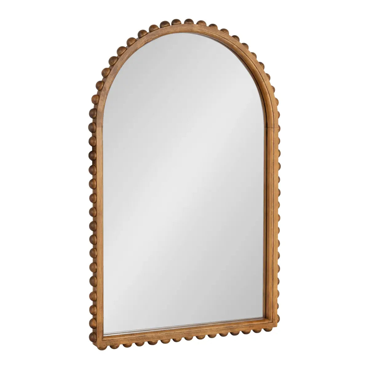 Beadbrook Beaded Arch Wall Mirror - Rustic Brown / 20x30 - kateandlaurel