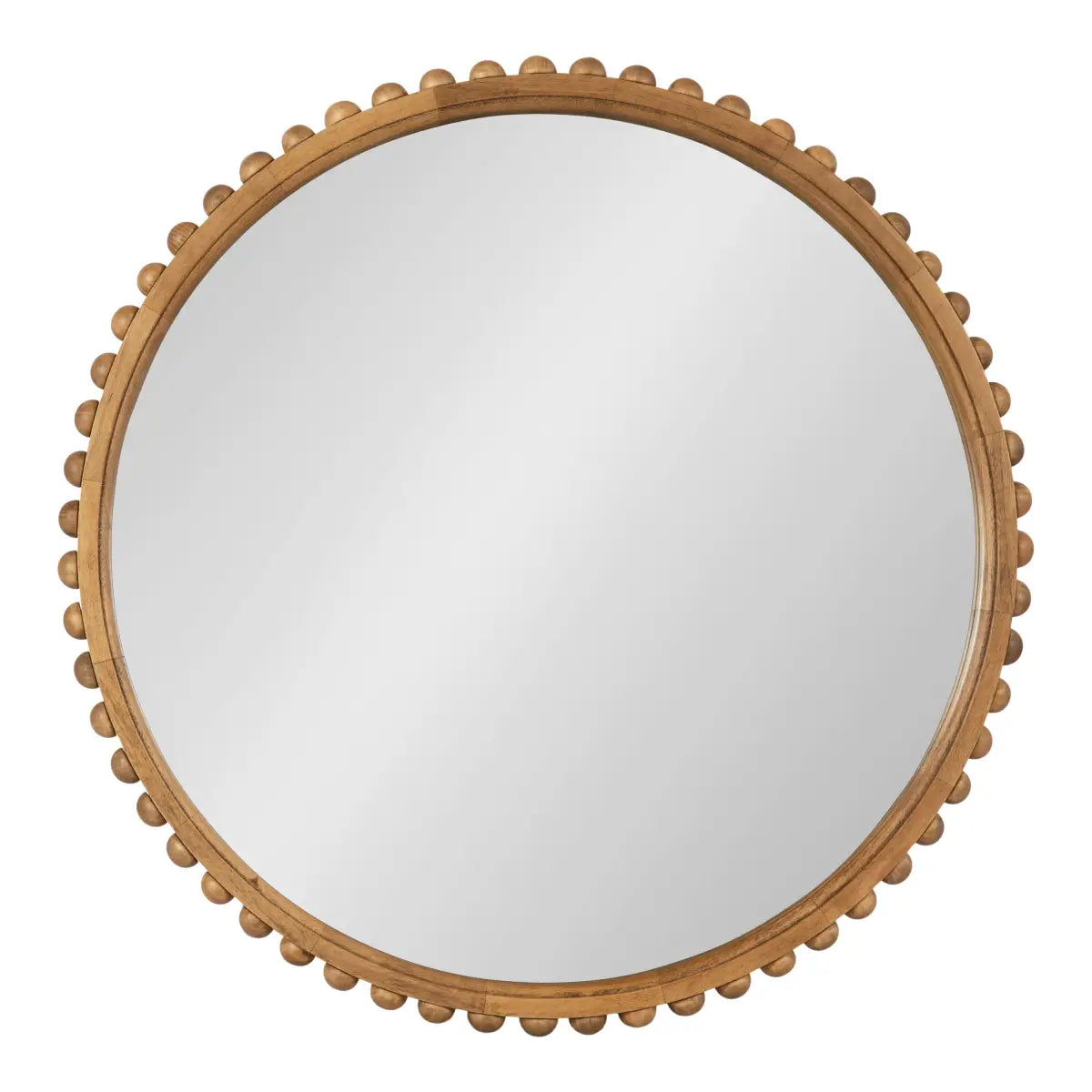 Beadbrook Beaded Round Wall Mirror - kateandlaurel