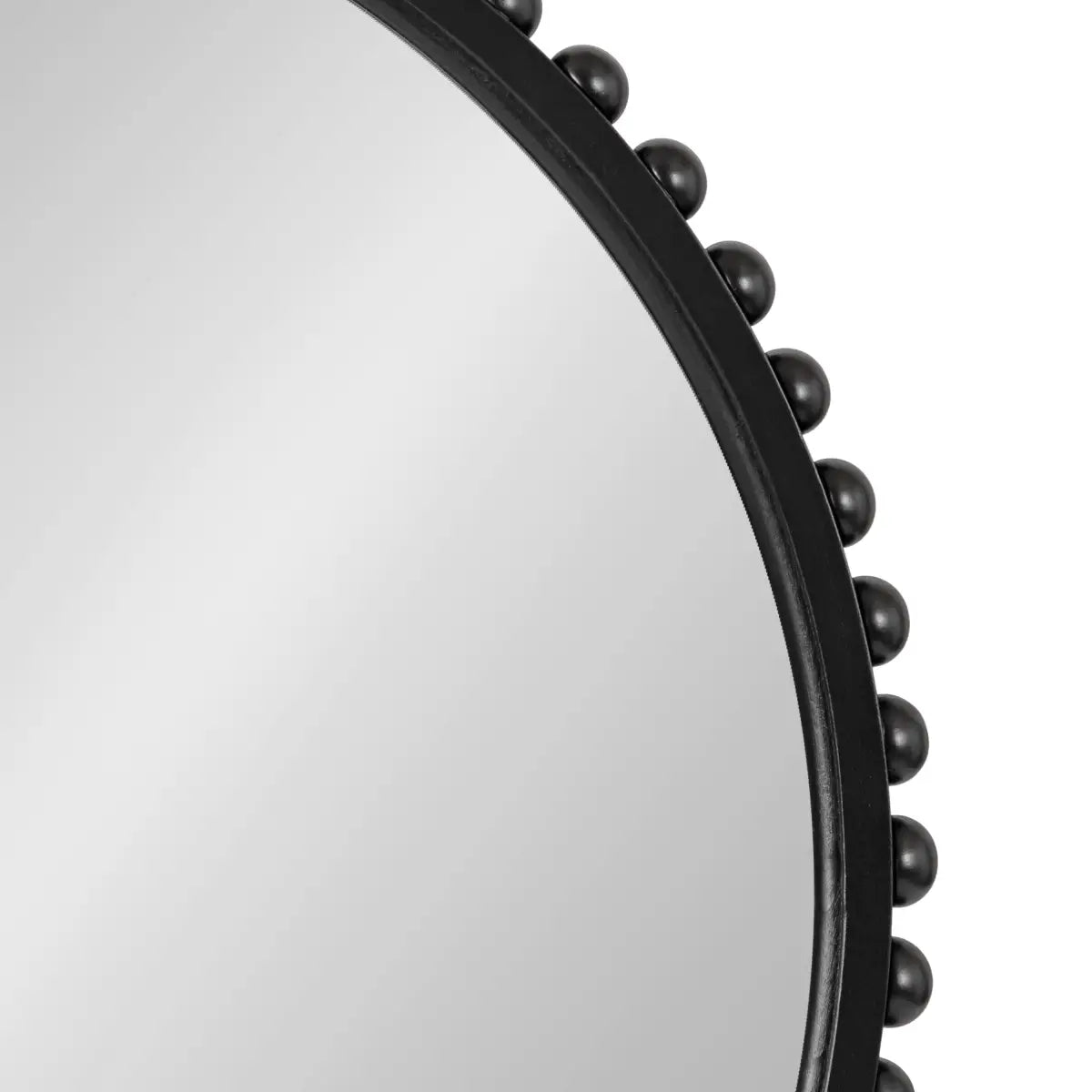 Beadbrook Beaded Round Wall Mirror - kateandlaurel