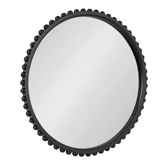 Beadbrook Beaded Round Wall Mirror - kateandlaurel