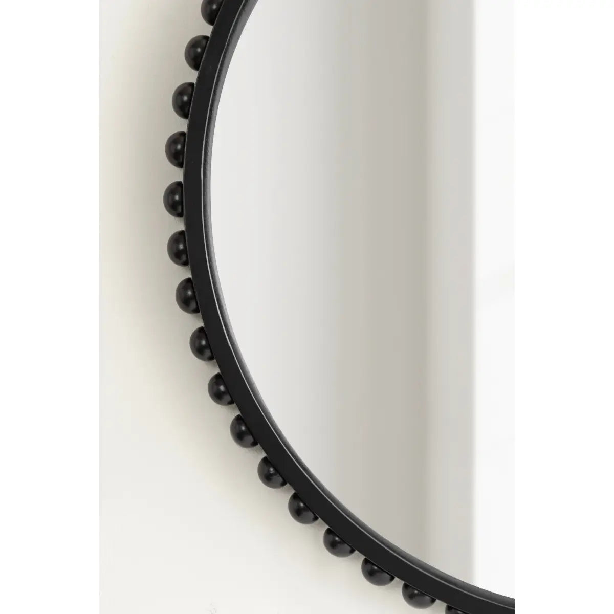 Beadbrook Beaded Round Wall Mirror - kateandlaurel