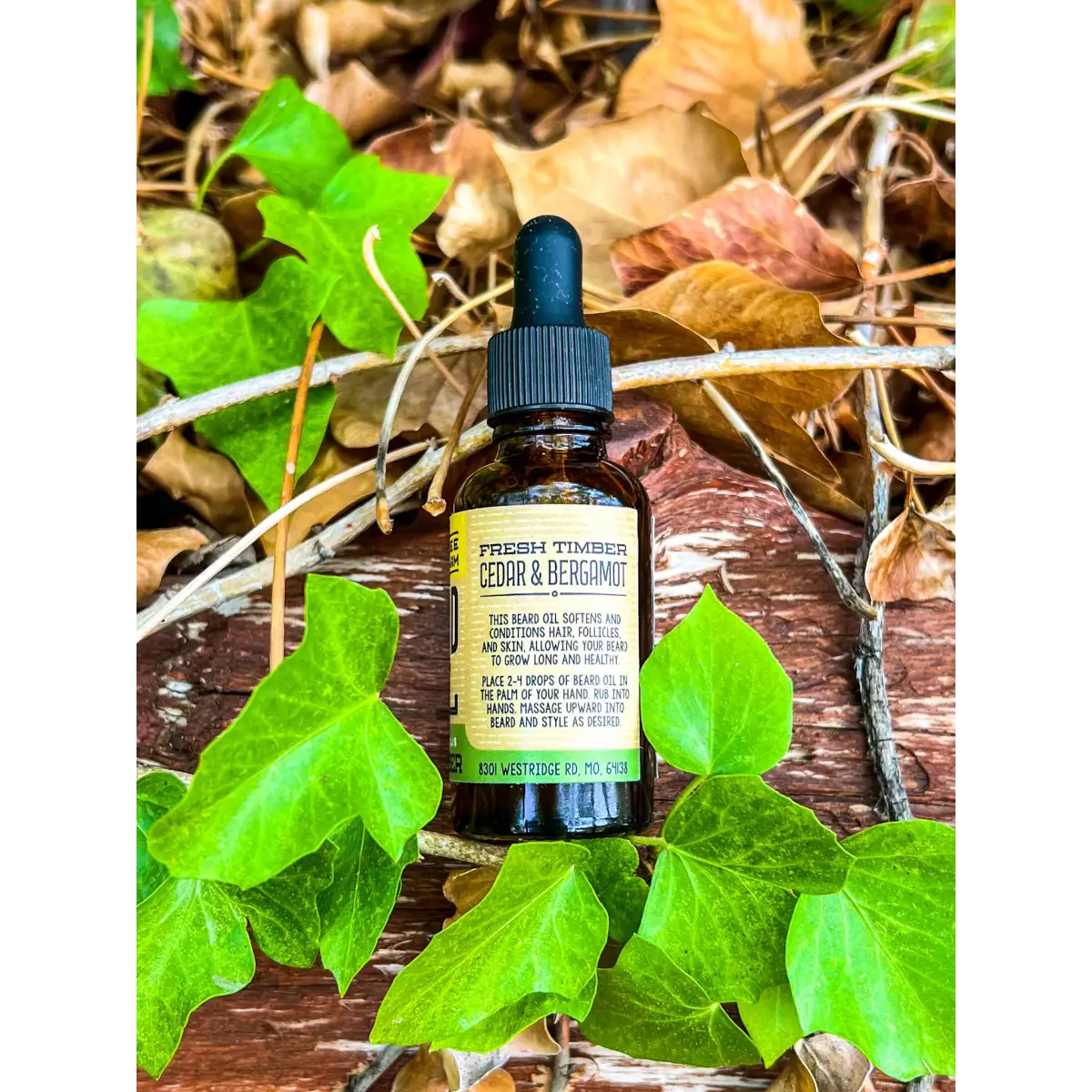 Beard Oil - Fresh Timber - Cedarwood and Bergamot - Messner Bee Farm