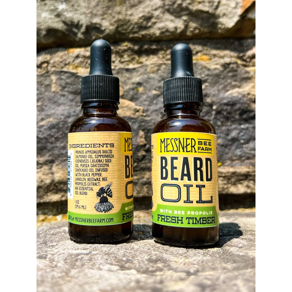 Beard Oil - Fresh Timber - Cedarwood and Bergamot - Messner Bee Farm