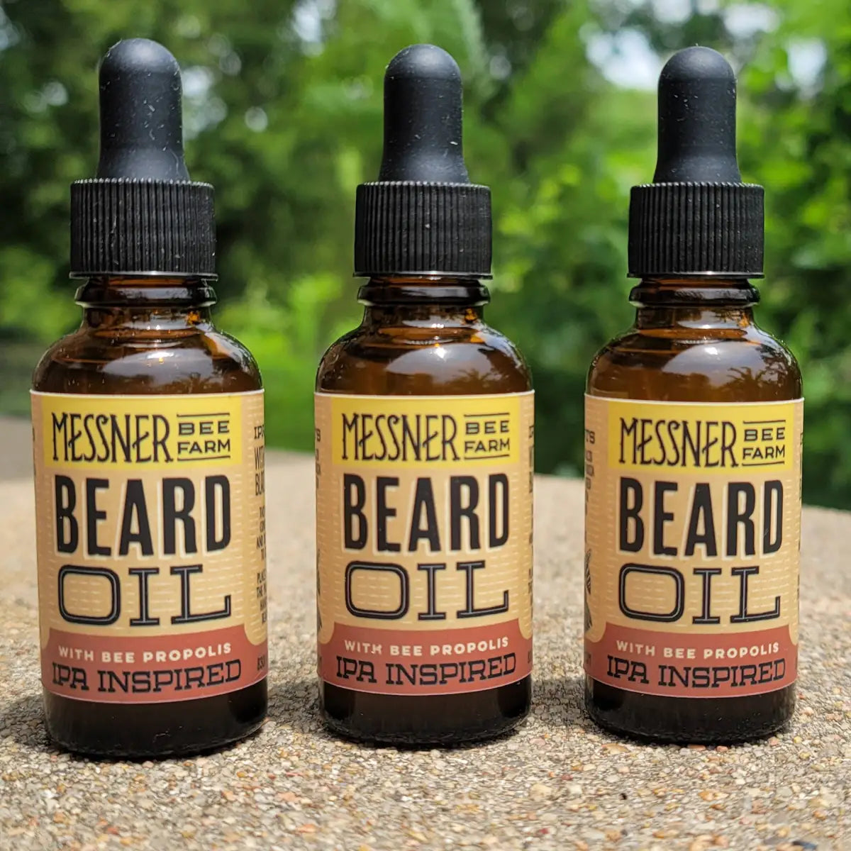 Beard Oil - IPA - Made with Beeswax Propolis and Lanolin - Messner Bee Farm
