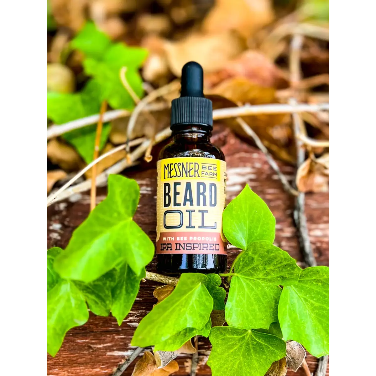 Beard Oil - IPA - Made with Beeswax Propolis and Lanolin - Messner Bee Farm