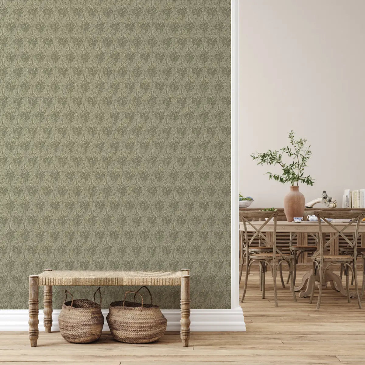 Beatrix Wallpaper - Abstract Diamonds - by Marie Erstad Studio - Loomwell Home Goods