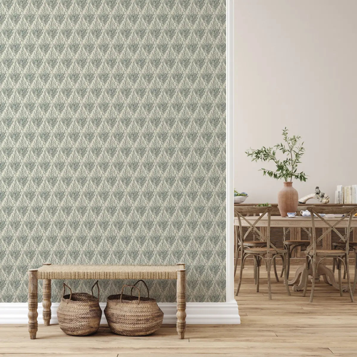 Beatrix Wallpaper - Abstract Diamonds - by Marie Erstad Studio - Loomwell Home Goods