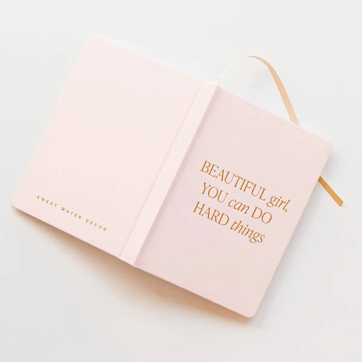 Beautiful Girl Fabric Journal - Sweet Water Decor