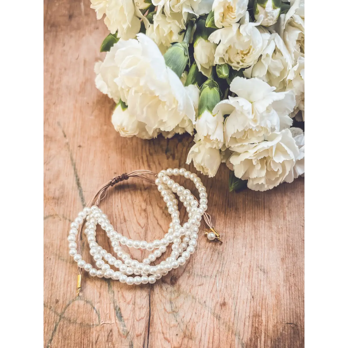 Pearl Multi Strand Bracelet - Rooted Home Goods