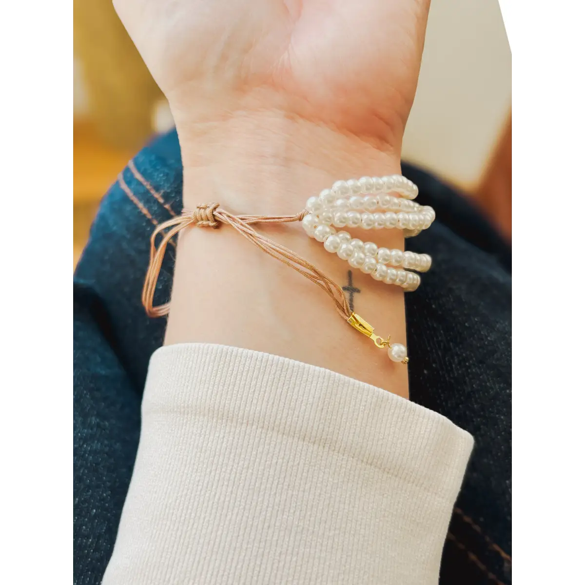 Pearl Multi Strand Bracelet - Rooted Home Goods