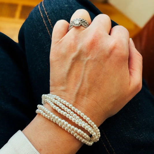 Pearl Multi Strand Bracelet - Rooted Home Goods