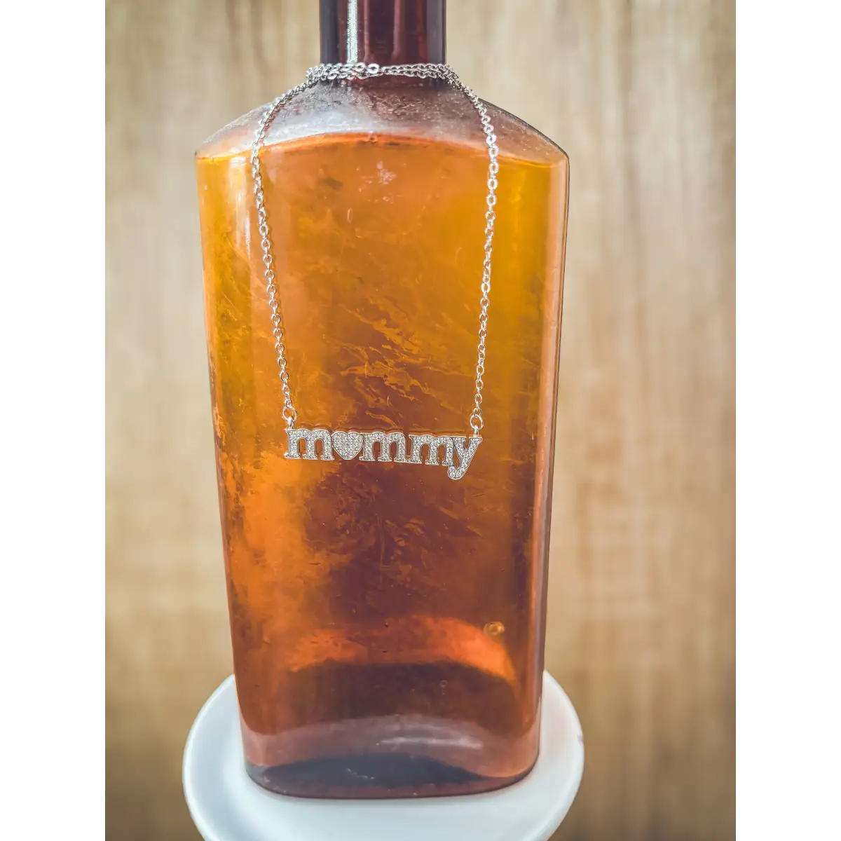 Beautiful Silver Mommy Necklace - Rooted Home Goods