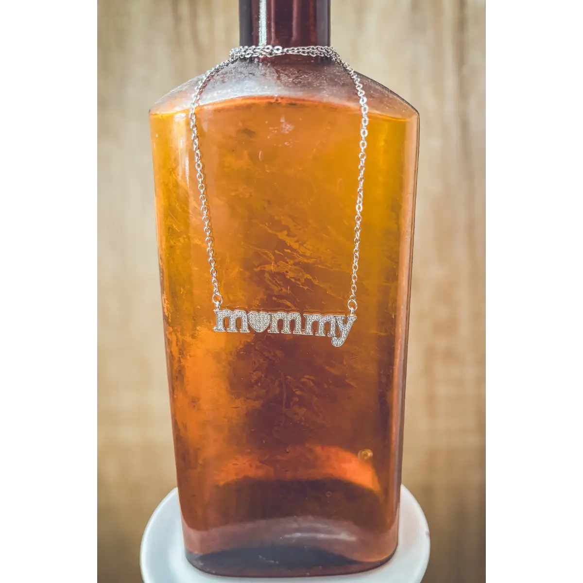 Beautiful Silver Mommy Necklace - Rooted Home Goods